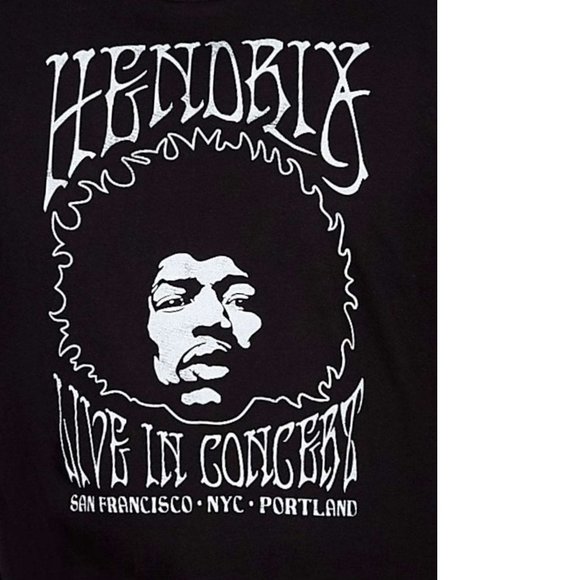 Jimi Hendrix Karl Ferris Face blues rock Official T-Shirt 3XLT B&T NWT - Picture 2 of 2